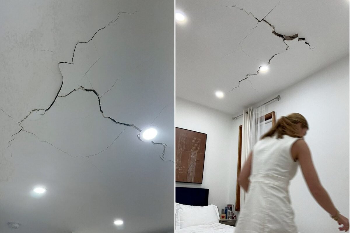 Shocking Home Disaster: How Virginia Worthington’s Small Ceiling Crack Turned Into A