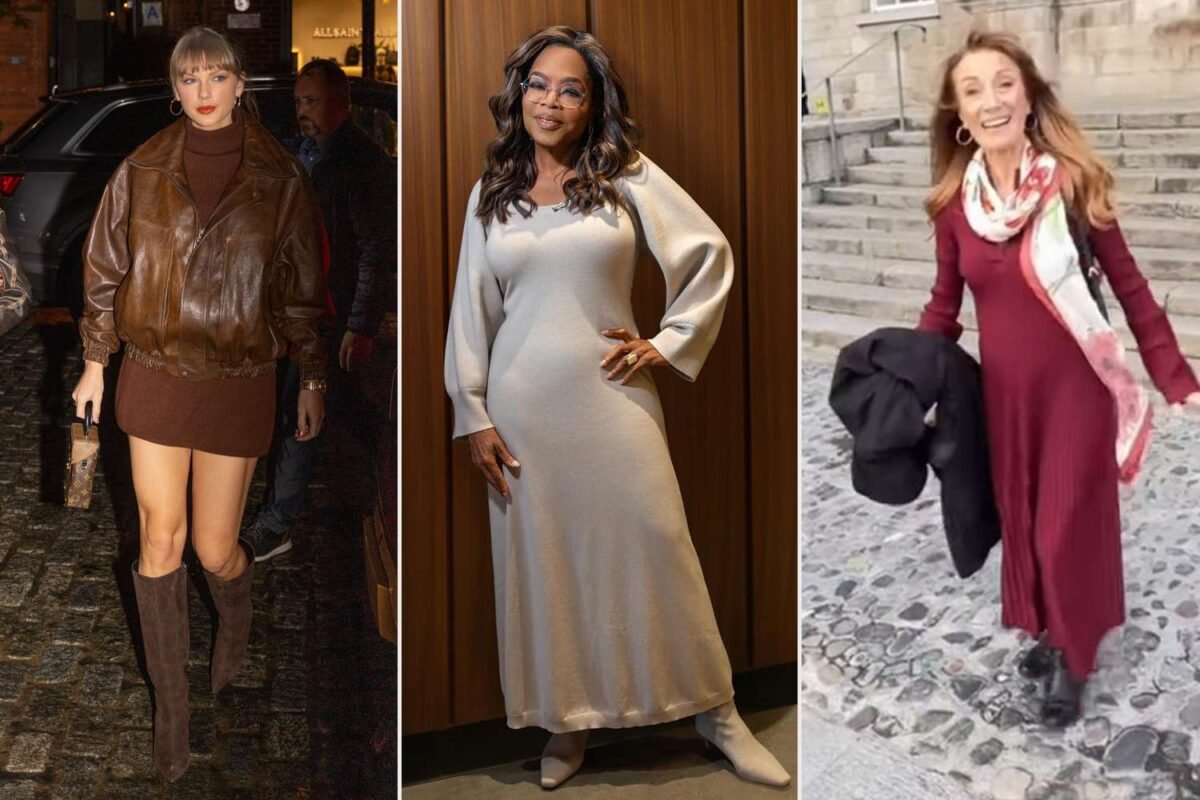 Are Sweater Dresses And Boots Actually The Ultimate Fall Vibe? Steal Their