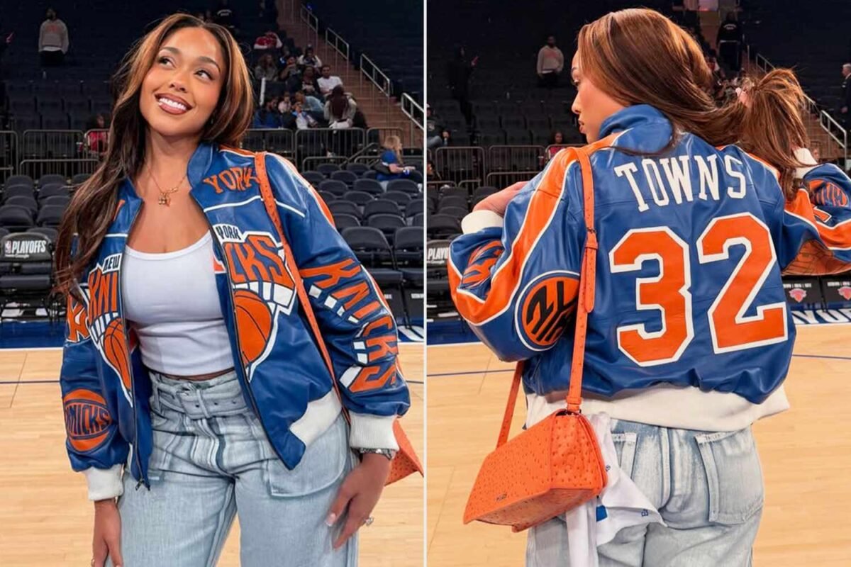 Is Jordyn Woods’ ‘lucky’ Orange Bag Really Powering The Knicks’ Playoff Run?